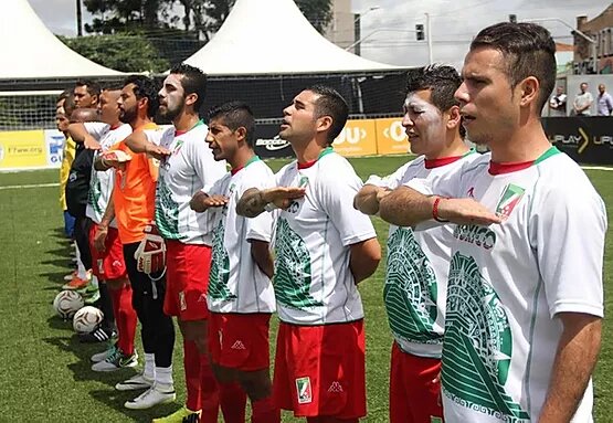 Mexican team in final preparation for the Copa América de Futebol 7