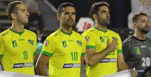 Brazilian soccer teams 7 were called together with athletes from 22 different teams of Brazilian Football 7