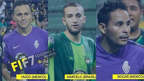 Hugo Rodriguez, Marcelo Fattori and Bogar Moreno dispute the prize of the best in the world