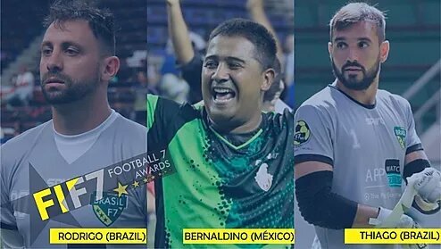 Appointed to the Football 7 Awards, Rodrigo, Bernaldino and Thiago vie for the prize of best goalkeeper