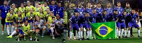 With 32 athletes from 19 clubs in the country the Brazilian teams of Football 7 are called