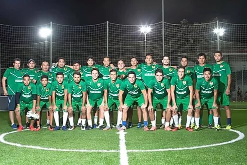 Bolivian National Team trains for the Copa América de Futebol 7