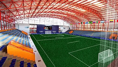 Brazil presents the headquarters of the Football 7 World Cup