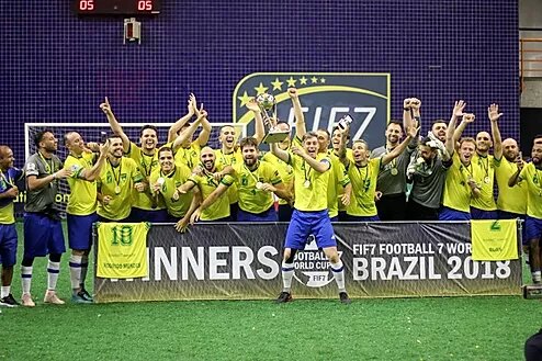 BRAZIL wins the Football 7 World Cup