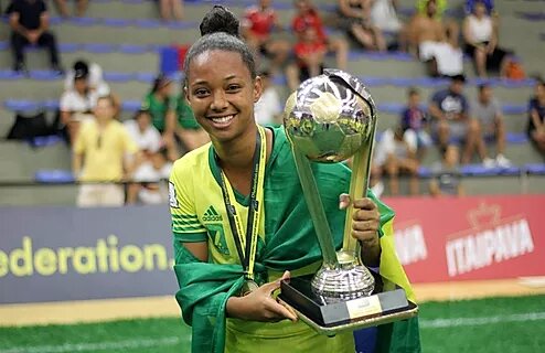Tatielly Senna is voted the best sub23 player in the world