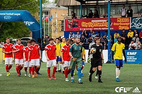 Russia won a challenge against the world team