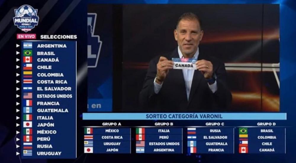 The group draw for the eighth edition of the Football 7 World Championship was held