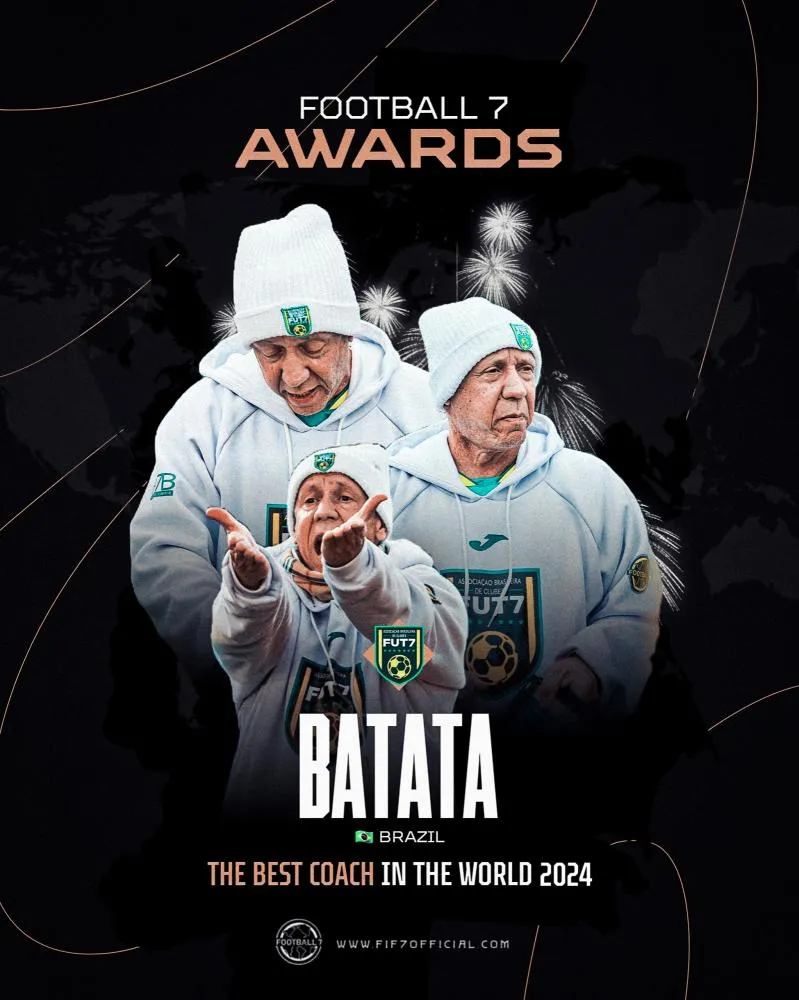 Marco Antônio Batata is elected the best coach in the world for the third time