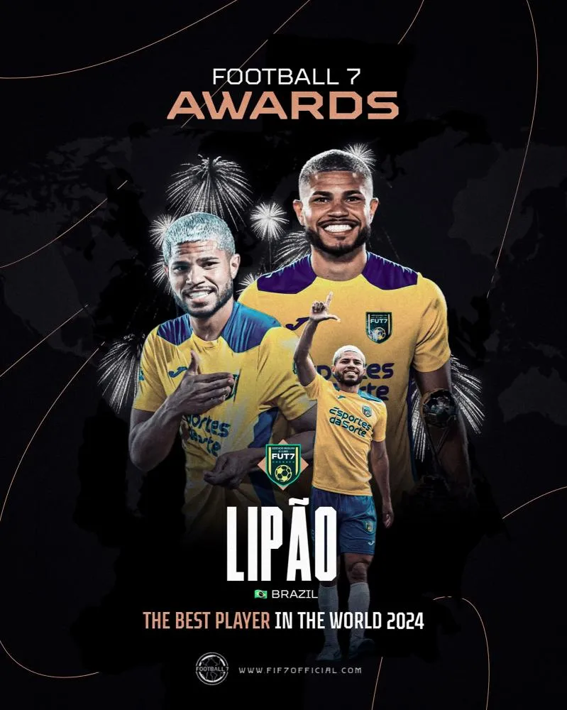 Lipão Shines in 2024 and Is Named the Best Player in the World
