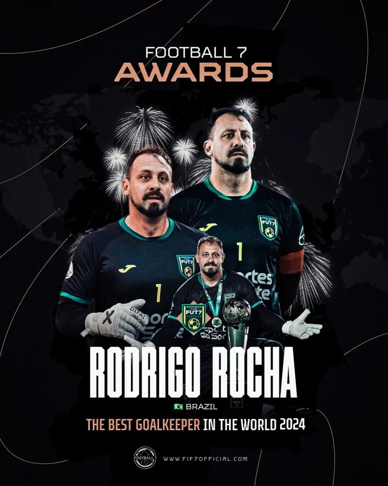 Rodrigo Rocha Named the Best Goalkeeper in the World for the Third Time 