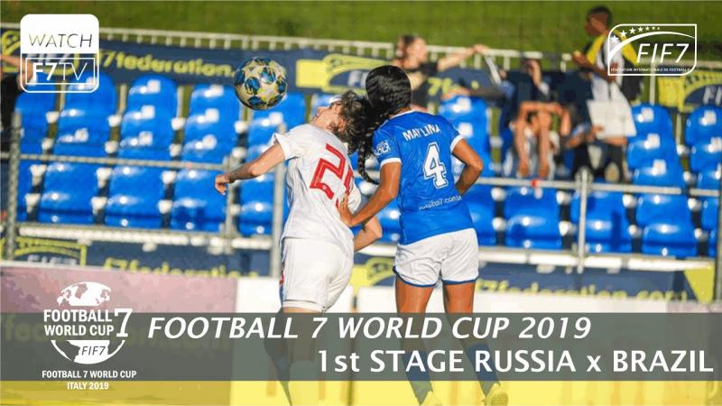 Russia vs Brazil - Football 7 World Cup 2019 - 1st Stage (Women)